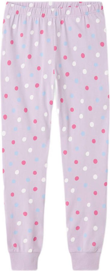 Name it KIDS pyjama NKFNIGHTSET MAGICAL lila Paars Meisjes Stretchkatoen Ronde hals 158 164