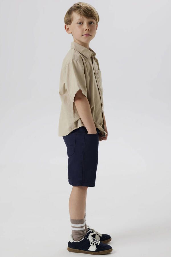 NAME IT KIDS regular bermuda short donkerblauw