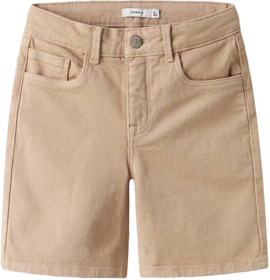 NAME IT KIDS regular bermuda short lichtzand