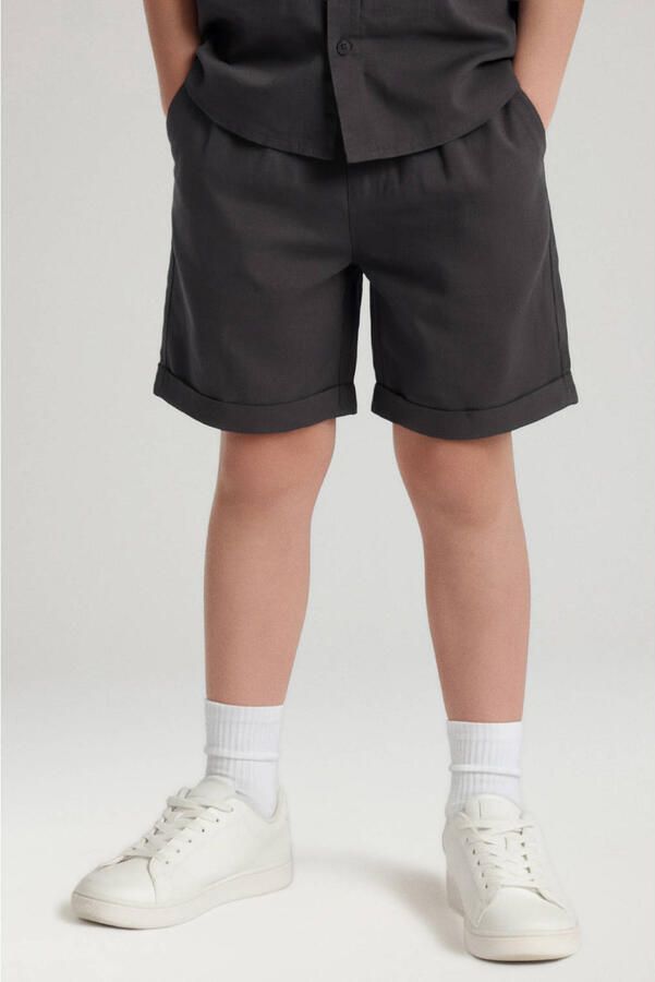 NAME IT KIDS regular casual short donkerblauw