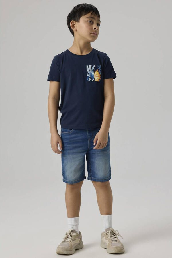 Name It Jeansshort NKMRYAN JOGGER DNM L SHOR Katoenmix elastische manchet verstelbaar - Foto 2