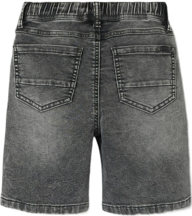 Name It Jeansshort NKMRYAN JOGGER DNM L SHOR Katoenmix elastische manchet verstelbaar