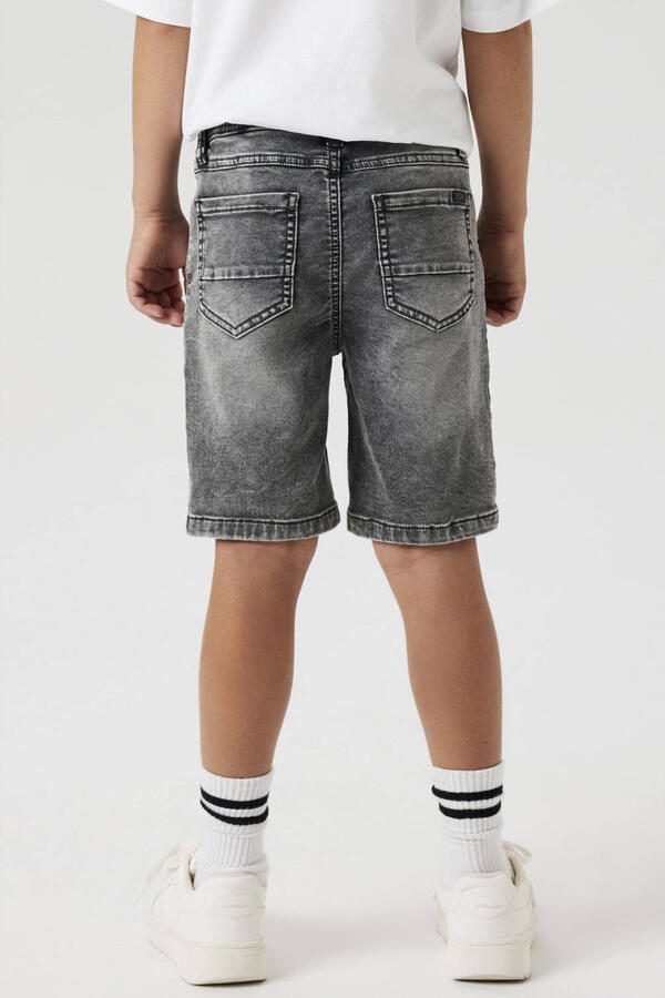 Name It Jeansshort NKMRYAN JOGGER DNM L SHOR Katoenmix elastische manchet verstelbaar - Foto 3
