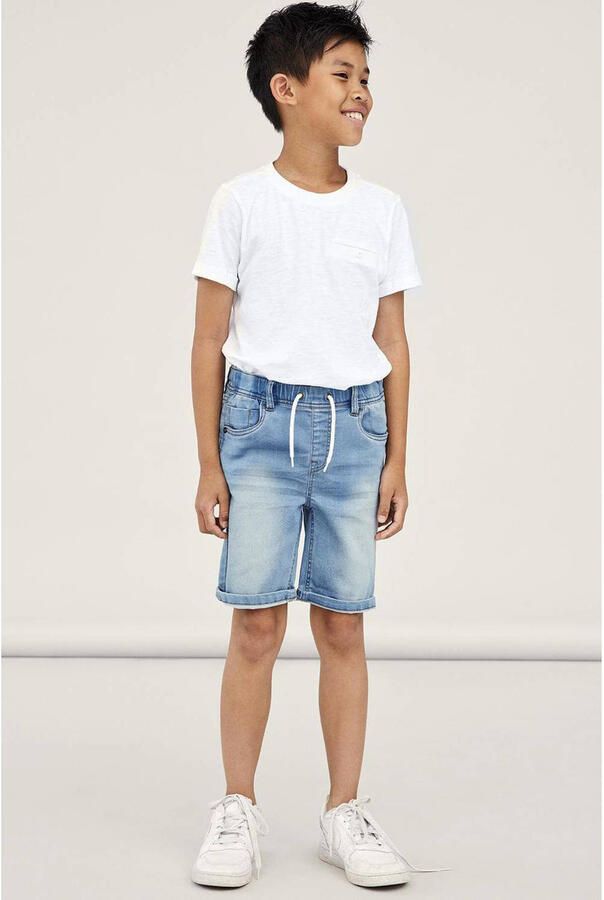 NAME IT KIDS regular denim short light blue denim - Foto 2