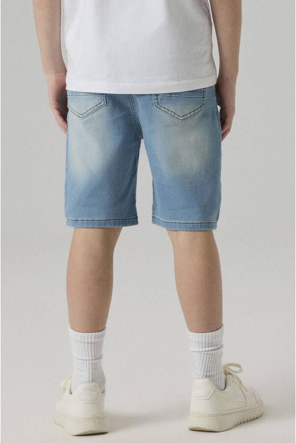 Name It Jeansshort NKMRYAN JOGGER DNM L SHOR Katoenmix elastische manchet verstelbaar - Foto 2