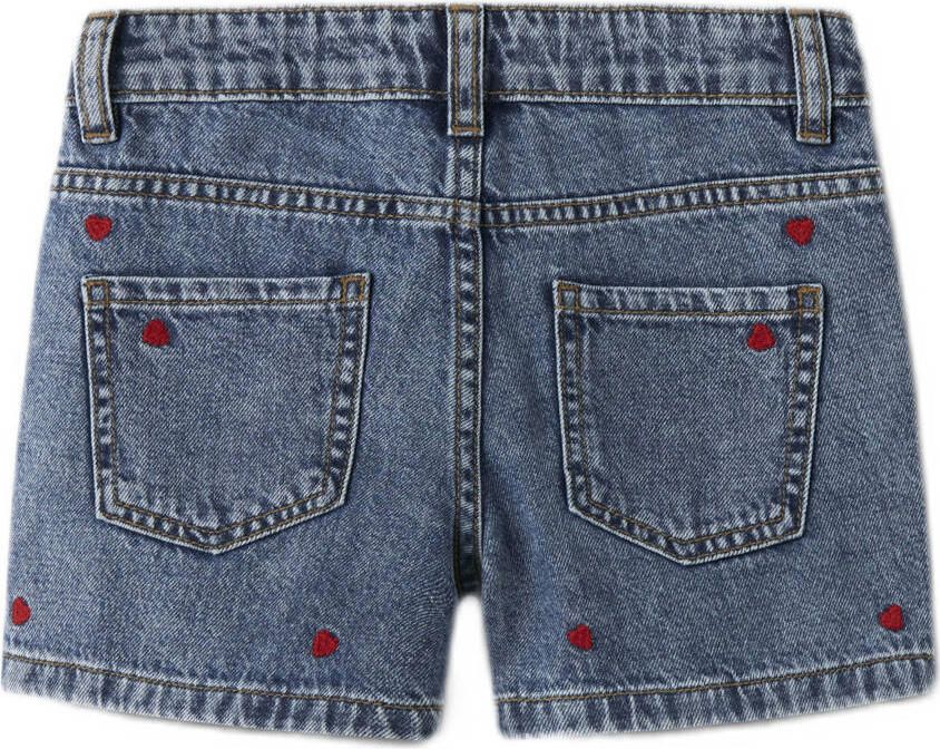 Name It Jeansshort NKFBELLA REG DNM SHORTS 3674-BE NOOS Katoen verstelbare band geborduurde details - Foto 2