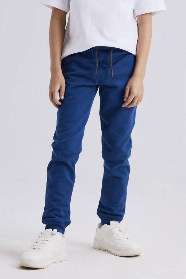 Name It Sweatbroek NKMSWEAT – Jogger met verstelbare tailleband en ribboorden