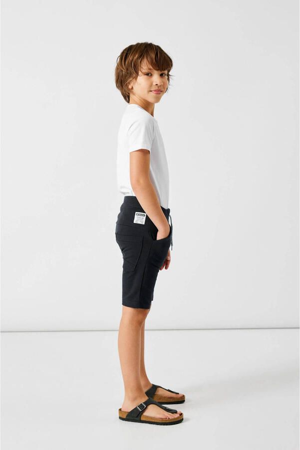 Name it KIDS regular fit sweatshort NKMVERMO donkerblauw Effen 152 - Foto 2