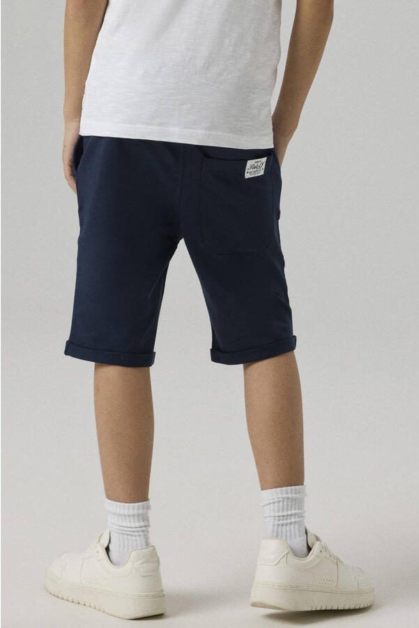 Name it KIDS regular fit sweatshort NKMVERMO donkerblauw Effen 104 - Foto 2