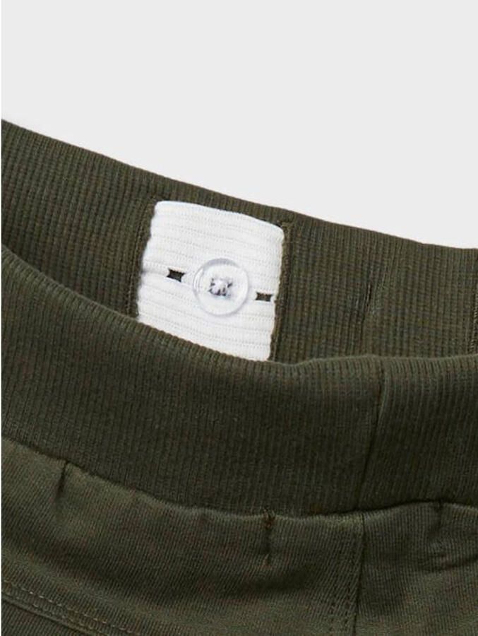 Name it KIDS regular fit sweatshort NKMVERMO donkergroen Effen 128 - Foto 2