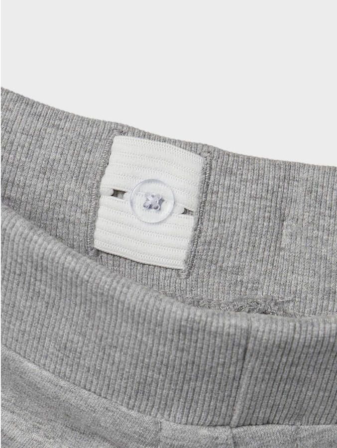 Name it KIDS regular fit sweatshort NKMVERMO grijs melange Effen 104 - Foto 3