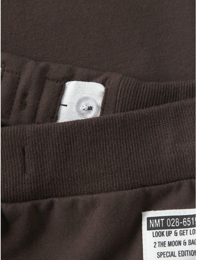 NAME IT KIDS regular sweatpants donkerbruin - Foto 2