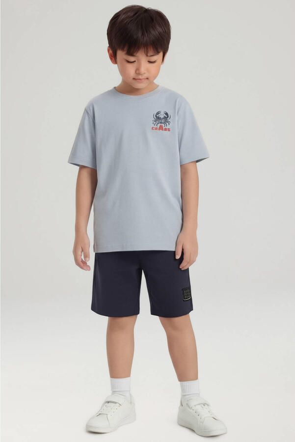 NAME IT KIDS regular sweatshort donkerblauw - Foto 2