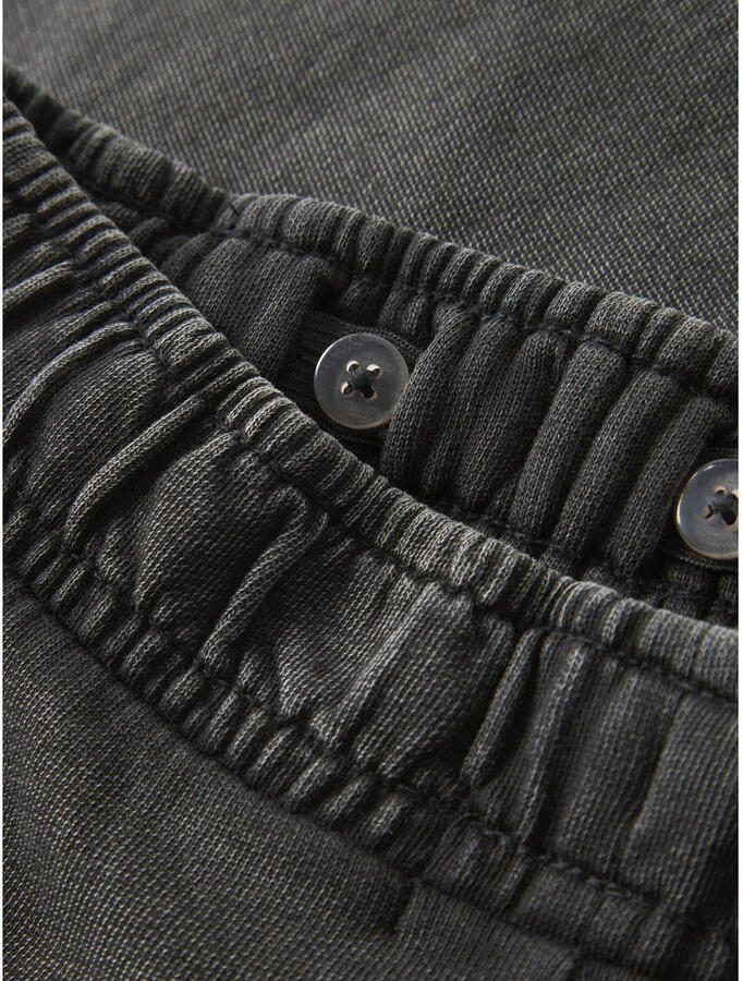 NAME IT KIDS regular sweatshort Korte broek Zwart Effen - Foto 2