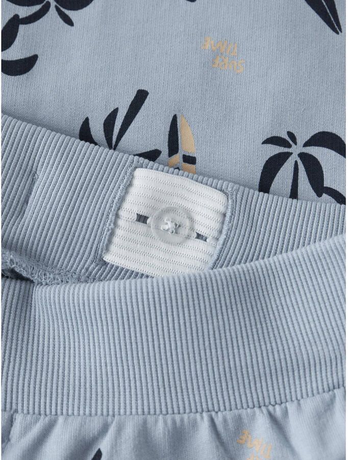 NAME IT KIDS regular sweatshort lichtblauw - Foto 3