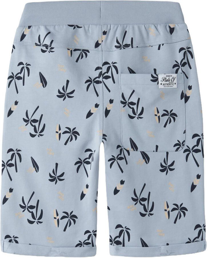 NAME IT KIDS regular sweatshort lichtblauw - Foto 2