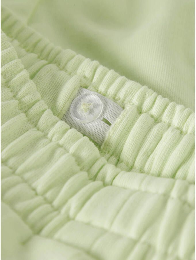 NAME IT KIDS regular sweatshort limegroen - Foto 3