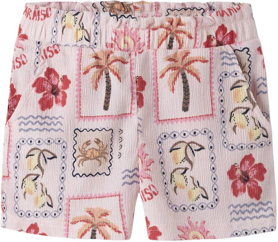 NAME IT KIDS regular waist casual short roze
