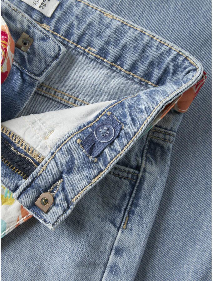 NAME IT KIDS regular waist short light blue denim - Foto 3