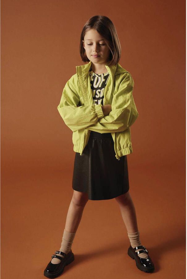 Name it KIDS rok NKFLIYORKA zwart Meisjes Imitatieleer Effen 128 - Foto 2