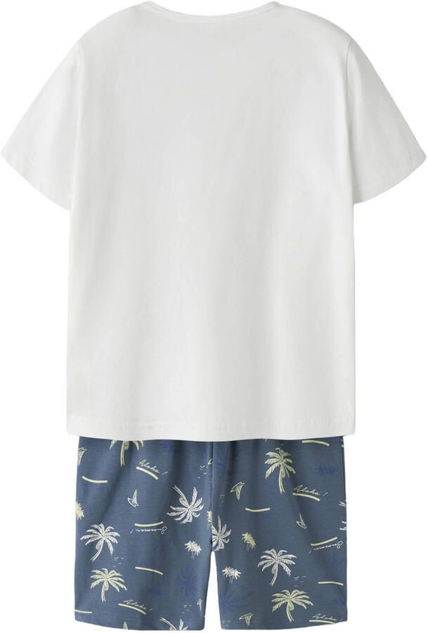 NAME IT KIDS shortama blauw wit - Foto 2