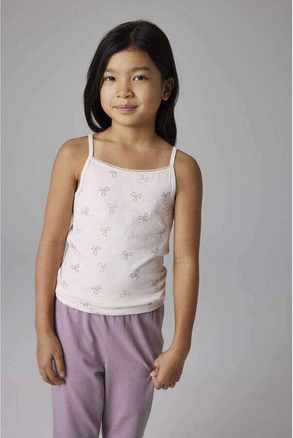 Name It Hemd NKFSTRAP TOP 2P BARELY PINK BOW NOOS (set 2 stuks)