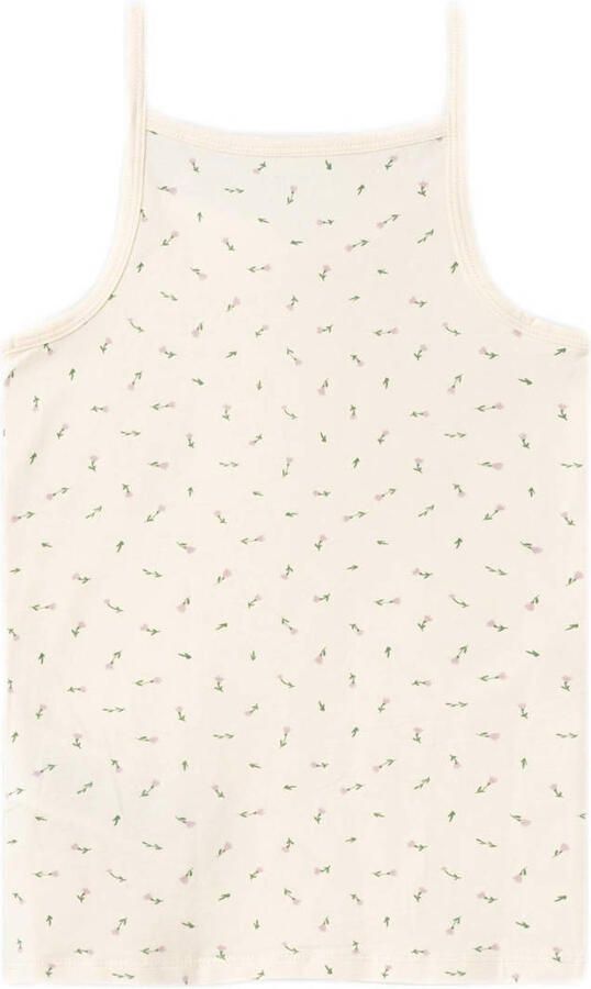 Name it KIDS singlet NKFSTRAP TOP set avn 2 beige lila Hemd Meisjes Stretchkatoen Ronde hals 122 128 - Foto 3