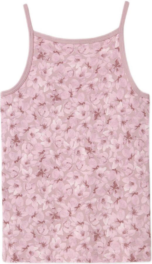 Name it KIDS singlet NKFSTRAP TOP set van 2 paars mauve Hemd Meisjes Stretchkatoen Ronde hals 134 140 - Foto 2