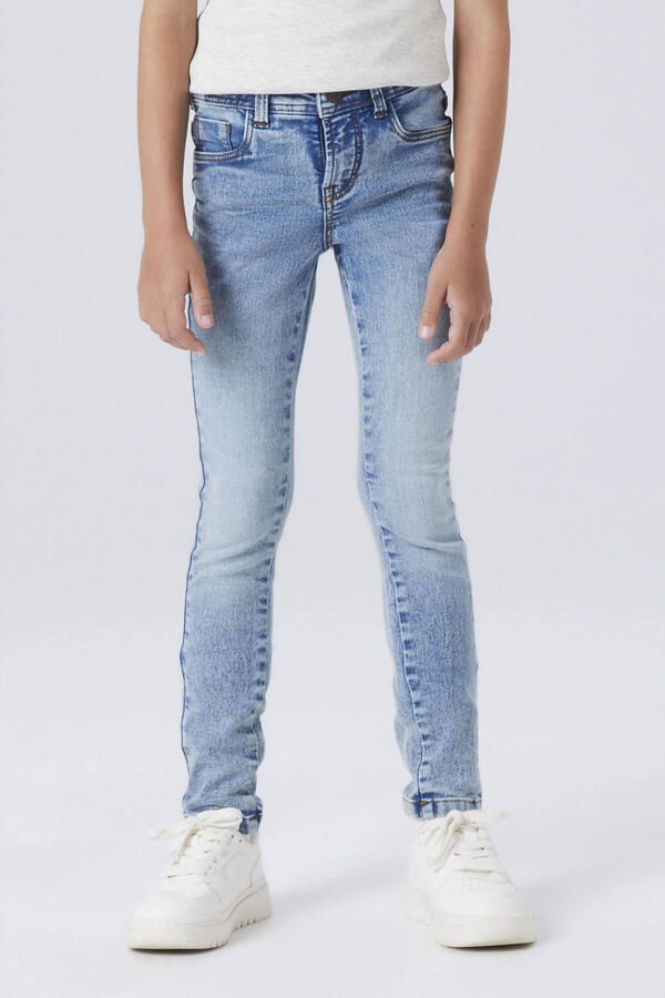 NAME IT KIDS skinny jeans medium blue denim