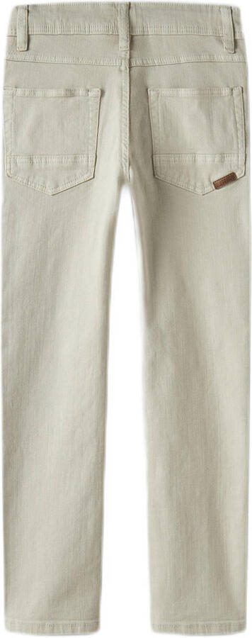 NAME IT KIDS slim casual broek greige - Foto 3
