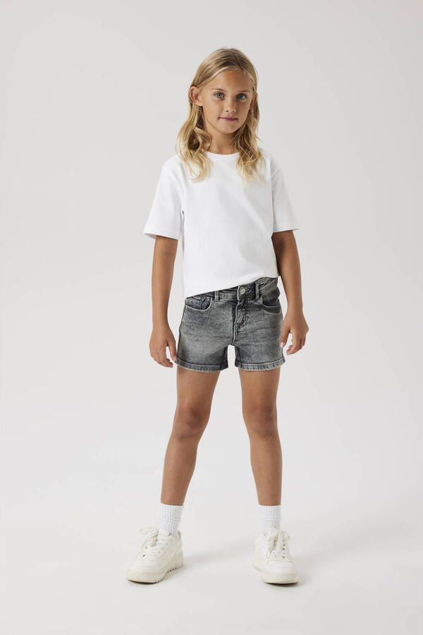 NAME IT KIDS slim denim short grey denim - Foto 3