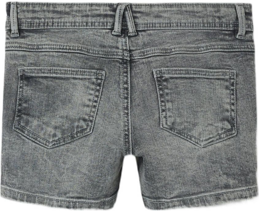 NAME IT KIDS slim denim short grey denim