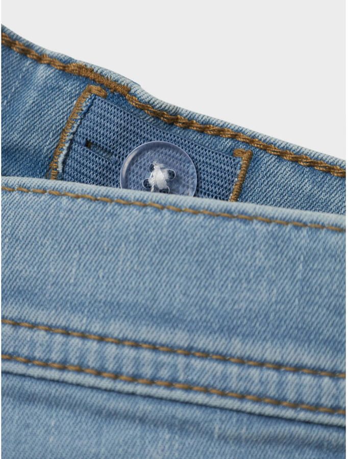 NAME IT KIDS slim denim short light blue denim - Foto 4