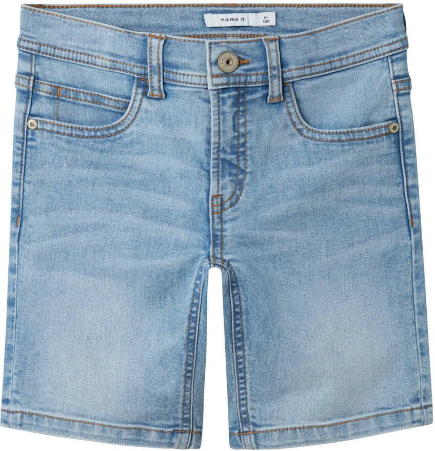 NAME IT KIDS slim denim short light blue denim - Foto 3