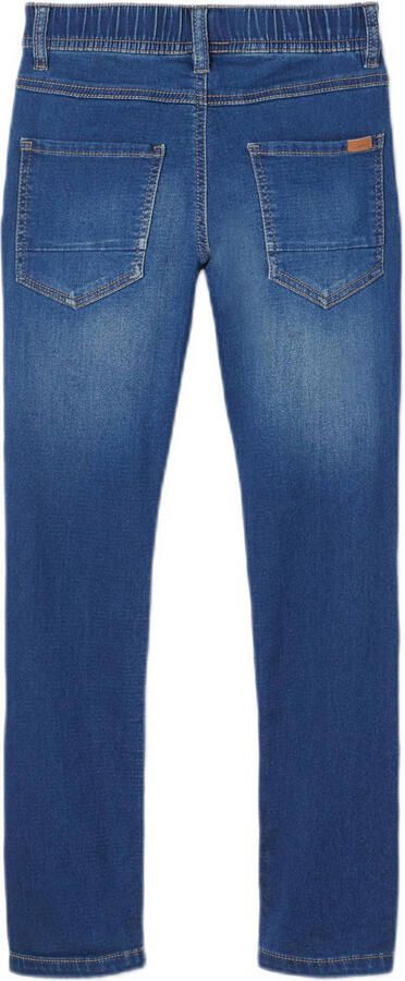 Name it KIDS slim fit jeans NKMRYAN JOGGER dark blue denim Blauw Jongens Jog denim 104 - Foto 2