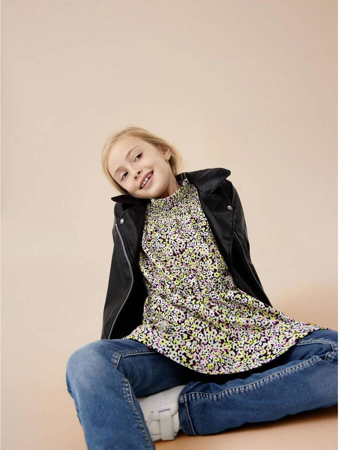 Name it KIDS slim fit jeans NKMTHEO dark blue denim Blauw Jongens Jog denim 164