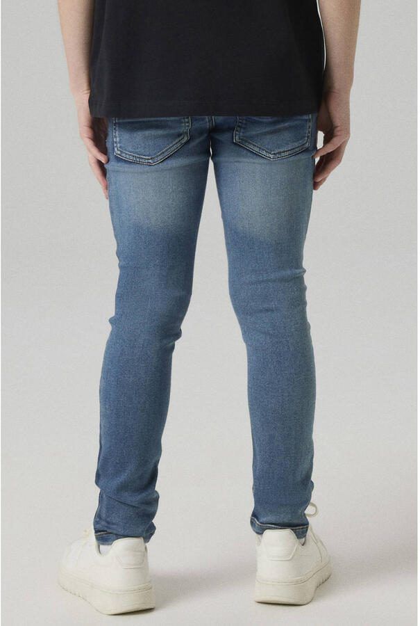 Name it KIDS slim fit jeans NKMTHEO denim blue Blauw Jongens Jog denim 104 - Foto 2