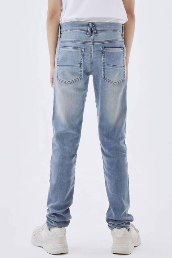 Name it KIDS slim fit jeans NKMTHEO light blue denim Blauw Jongens Jog denim 164