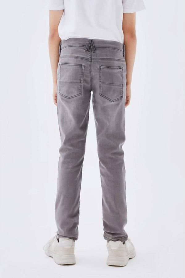 Name it KIDS slim fit jeans NKMTHEO medium grey denim Grijs Jongens Jog denim 164