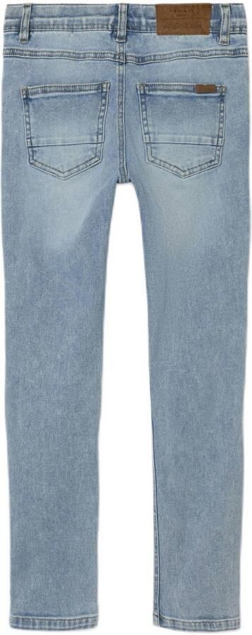 NAME IT KIDS slim regular waist slim fit jeans light blue denim - Foto 2