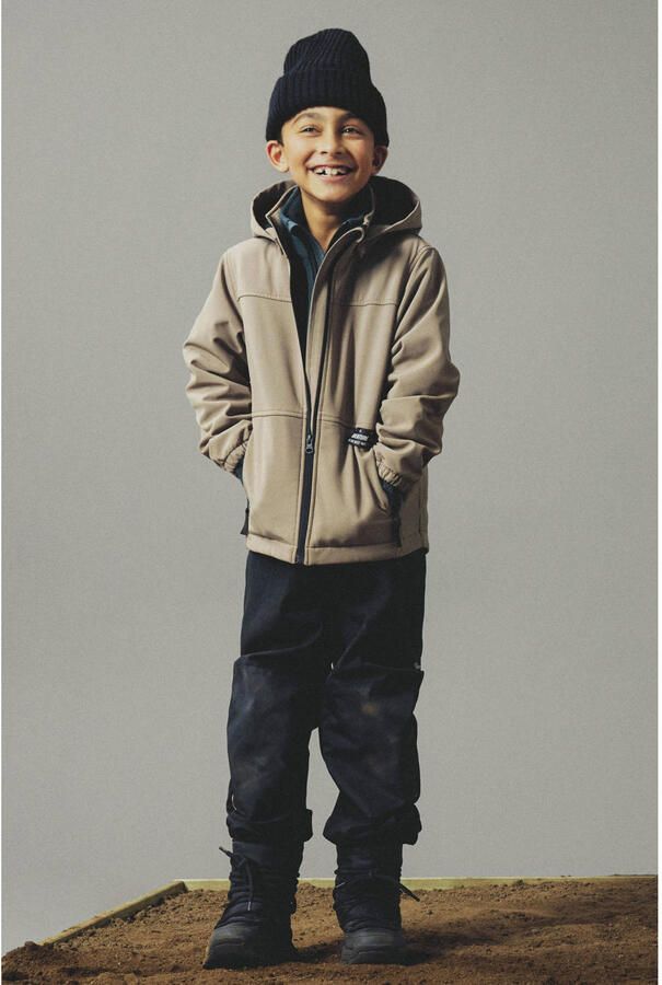 NAME IT KIDS softshell jas zand