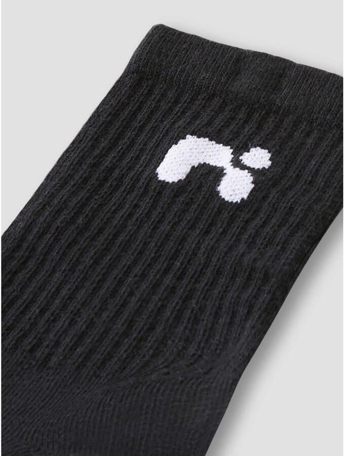 Name it KIDS sokken NKNLARIS set van 5 zwart Katoen Printopdruk 31 33