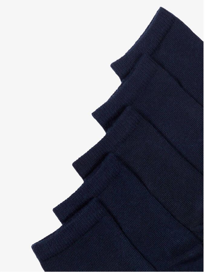 Name it KIDS sokken NKNSOCK set van 7 donkerblauw Stretchkatoen 31-33