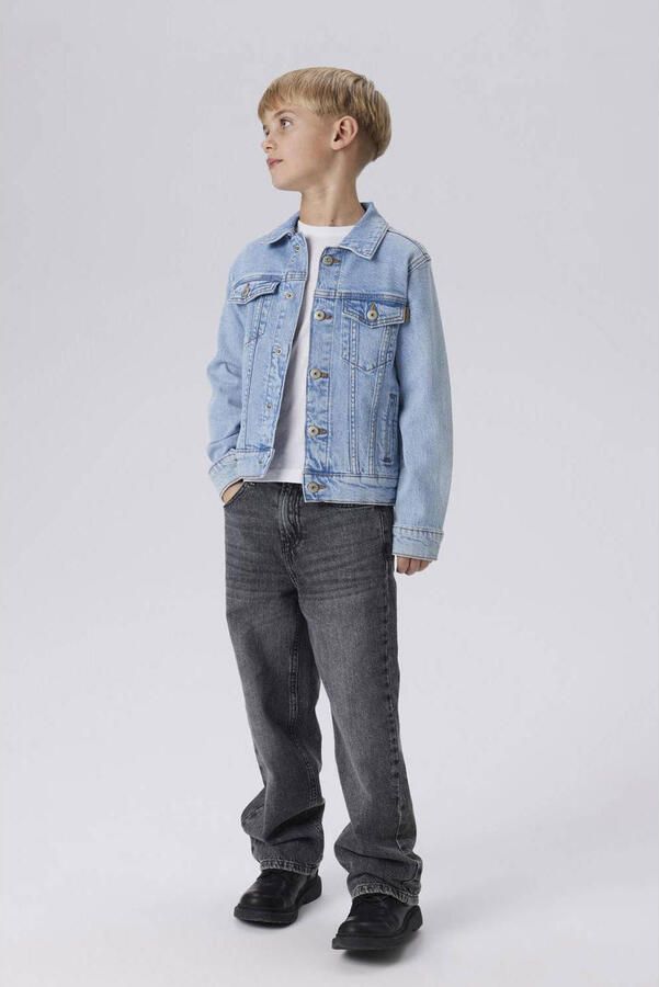 Name It Jeansjack NKMJAGGER voor met borstzakken en elastisch denim