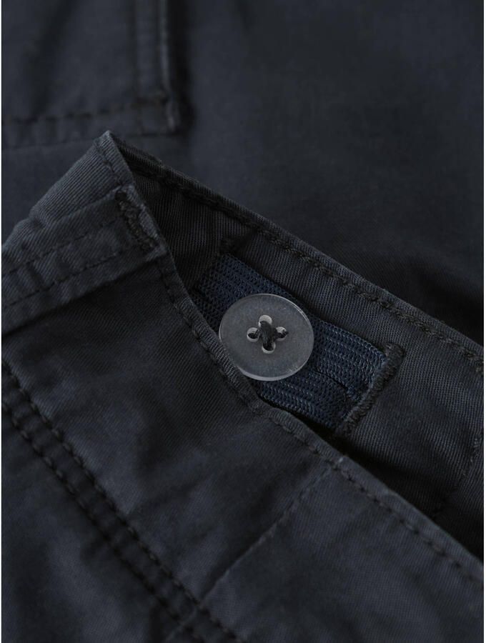 NAME IT KIDS straight cargo short donkerblauw