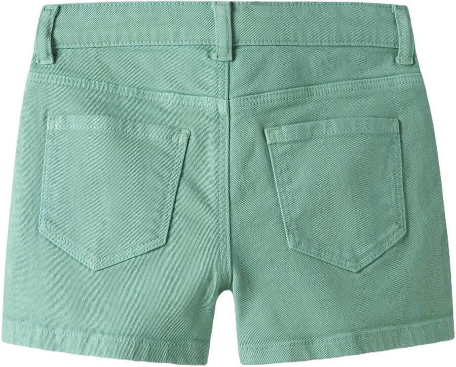 NAME IT KIDS straight casual short groen - Foto 2