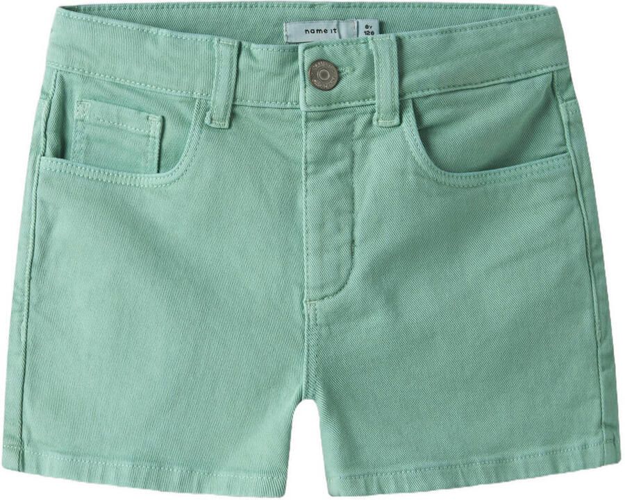 NAME IT KIDS straight casual short groen