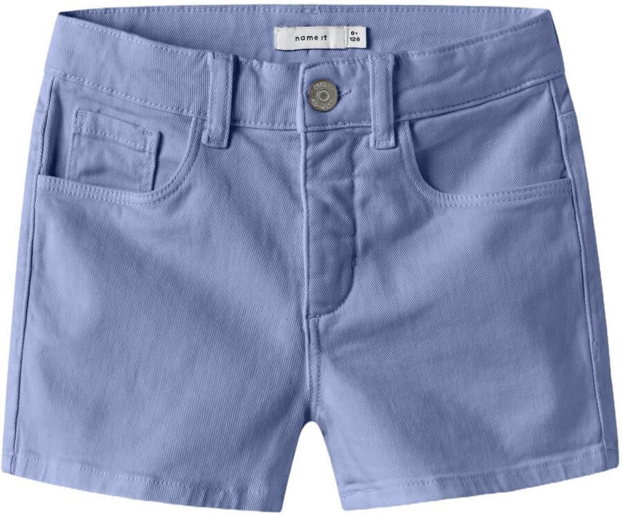 NAME IT KIDS straight casual short paars