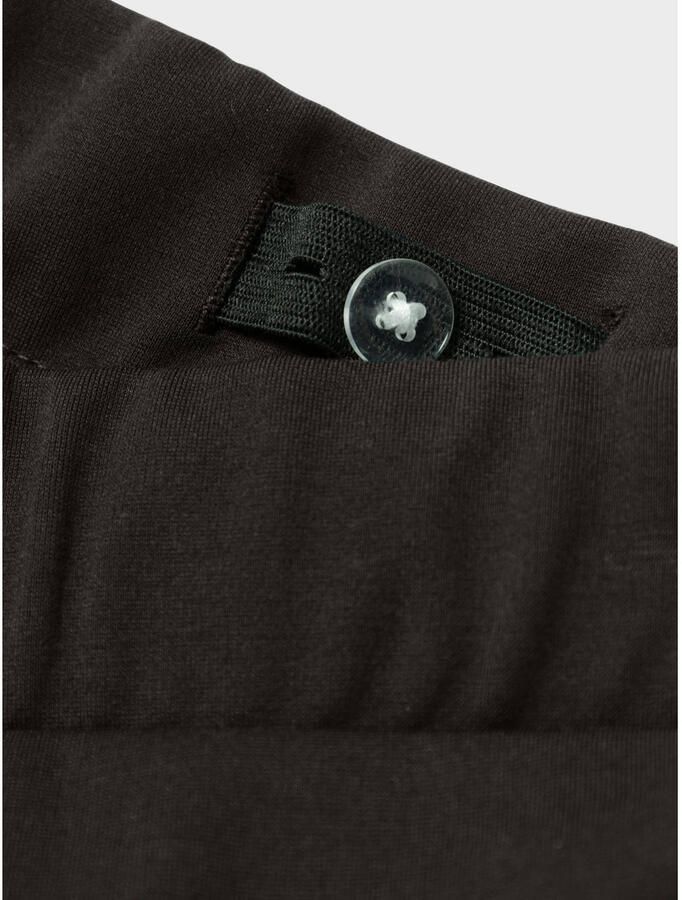 Name it KIDS straight fit broek NKFNAIDA zwart Meisjes Viscose Effen 116