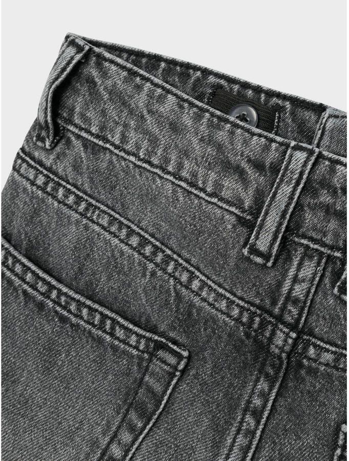Name it KIDS straight fit jeans NKMRYAN Grijs Jongens Denim Effen 128